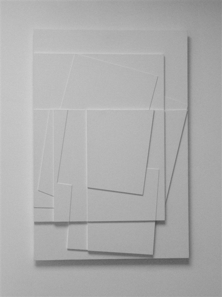 relief , 1985, hout-synth.lak, 40x60 cm.