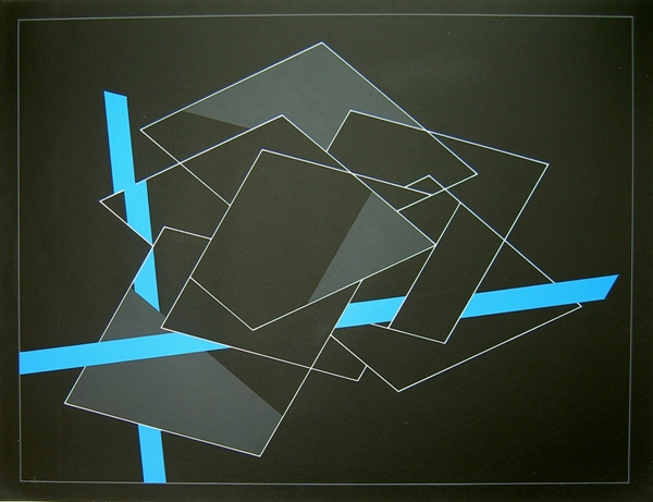 acryl op papier, 1988-c, 70x50cm.