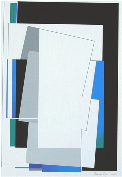 acryl op papier,1991-a , 40x60cm.