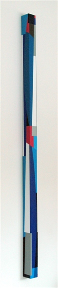 nr.2007-6, compositie zonder titel ,  kolom 210x8x8cm.