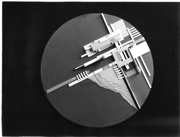 studie constructie van de ruimte, 1968, straal 15 cm.