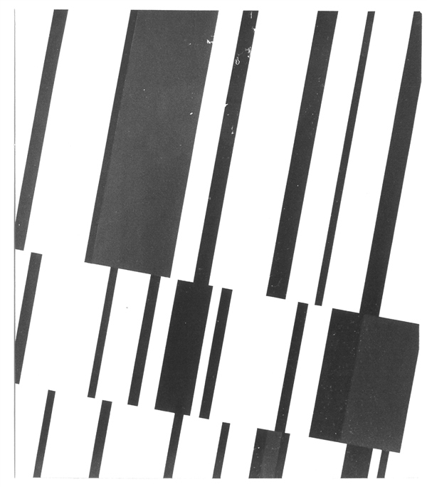 compositie zonder titel, 1969, 60x50cm.