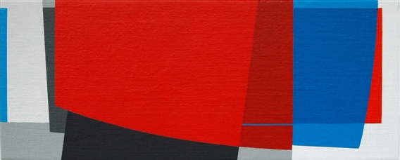 nr. 2009-6, compositie zonder titel, 33,3x13,3 cm.