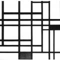  studie naar Mondriaan-d ,1964, 30x30cm. 
